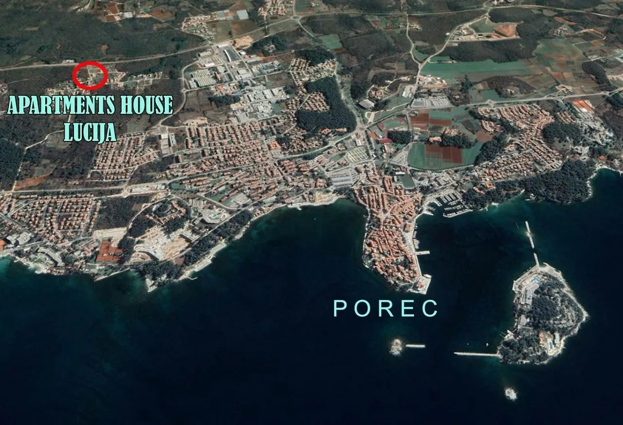 House Lucija Family Apartments For Max 6 Persons With Pool In Poreč Pensionat